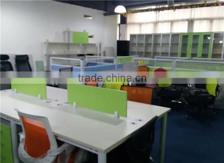 High quality supermarket cashier counter table with LED light inside