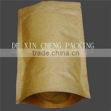 White kraft paper lined plastic for food (green products)