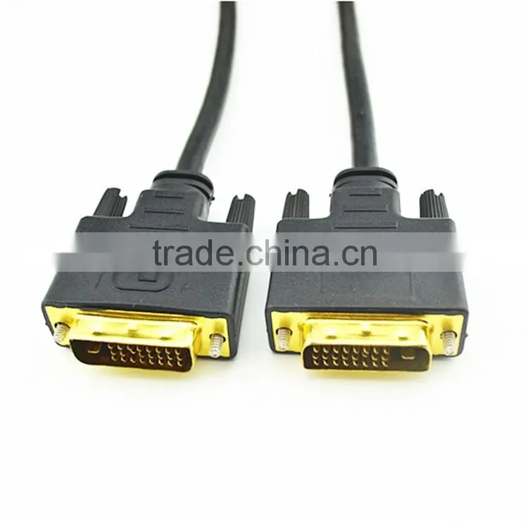 Manufacture supplier gold plated dvi cable 24+1 for projector