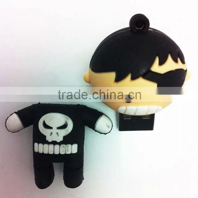 Punisher cartoon flash drive usb