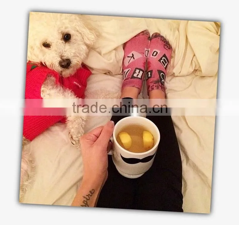 emoji stocking pig wood high quality 3d digital full print colorful ankle socks sports unisex custom hot sale stretch spandex