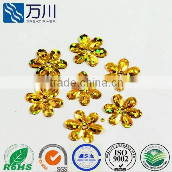 Red Bulk Colorful Flower Loose Sequin in 2014 New Design