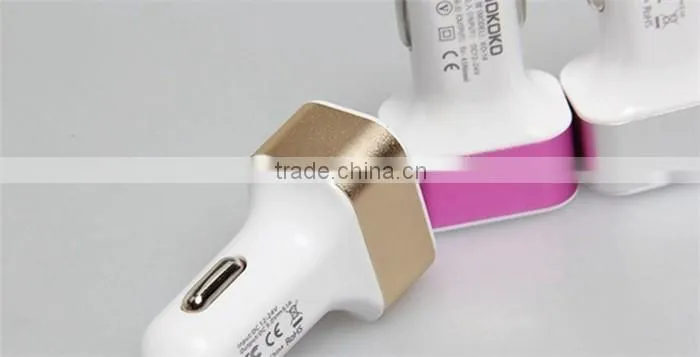 High quality 3 usb car charger for iphone car charger