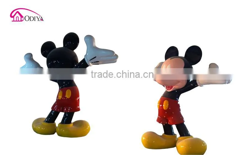 fiberglass cartoon character statue