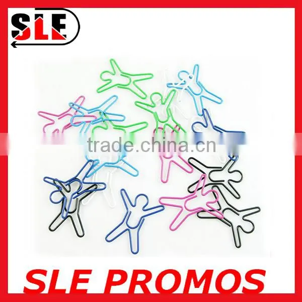 Shaped natural metal operation paper clip