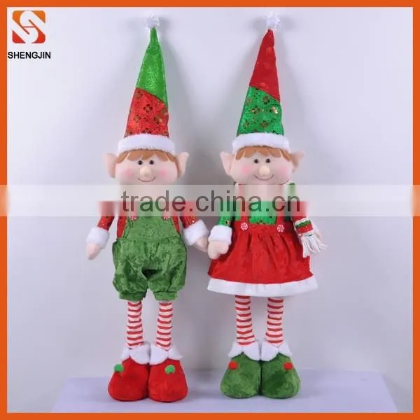 Hot sale factory direct sale cute christmas elf doll