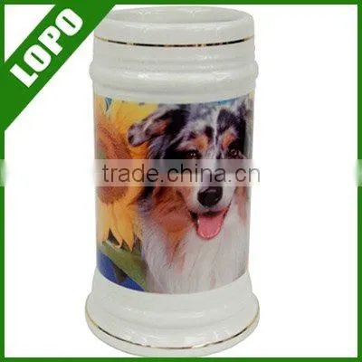 Sublimation mug/coated mug/22oz golden beer mug