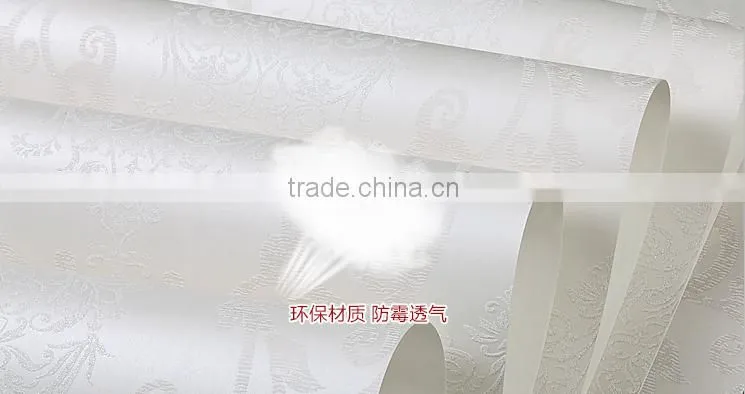 european home bedroom decorating 3d textured wallpaper
