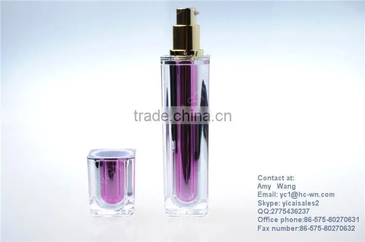 Acrylic Crystal Material Crystal Bottle, Luxury Plastic Bottles, Lotion Bottles