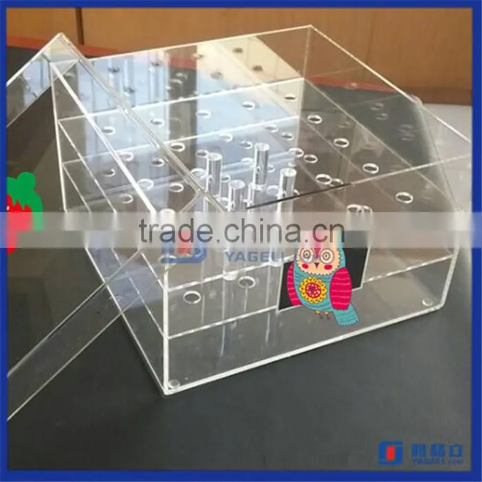 2016 High Quality China Manufactuer Customized 25 Roses Acrylic Rose Display Box