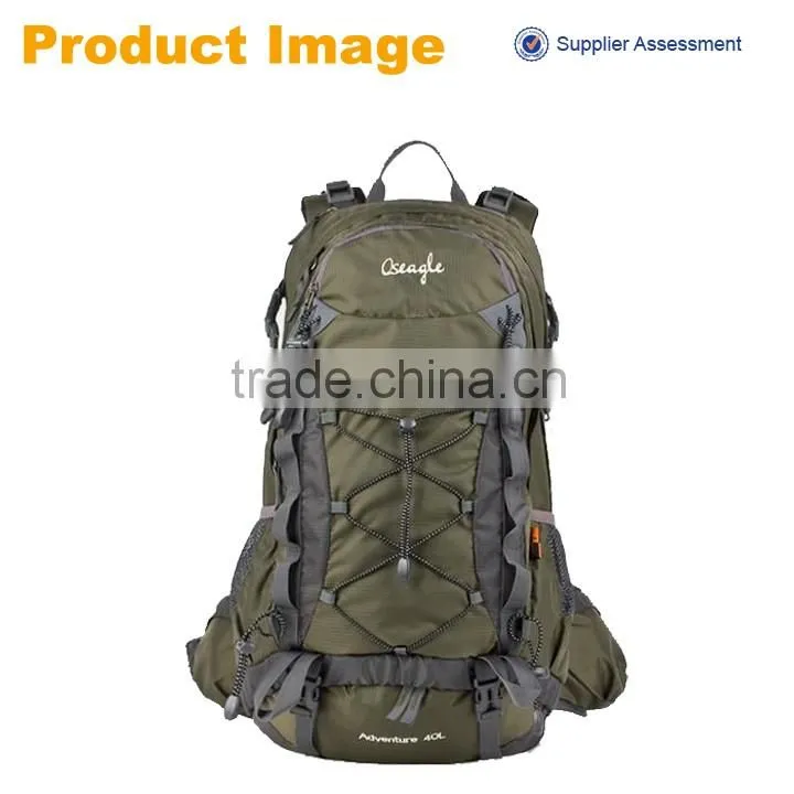2016 new model fashion mountain top backpack, outdoor backpack sport with water bottle holder