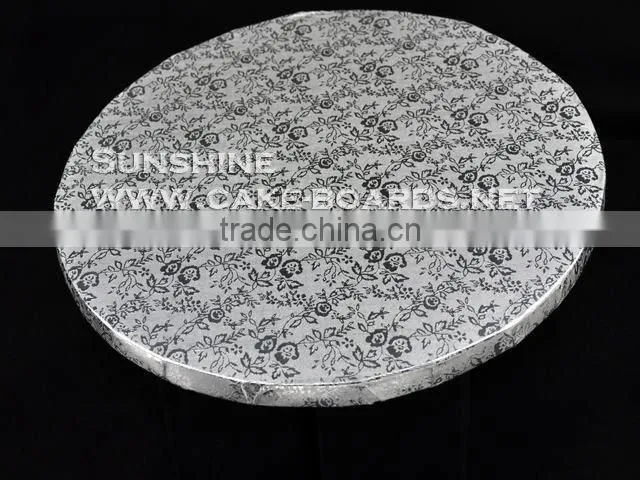 wholesale custom design Wholesale silver Cake Boards