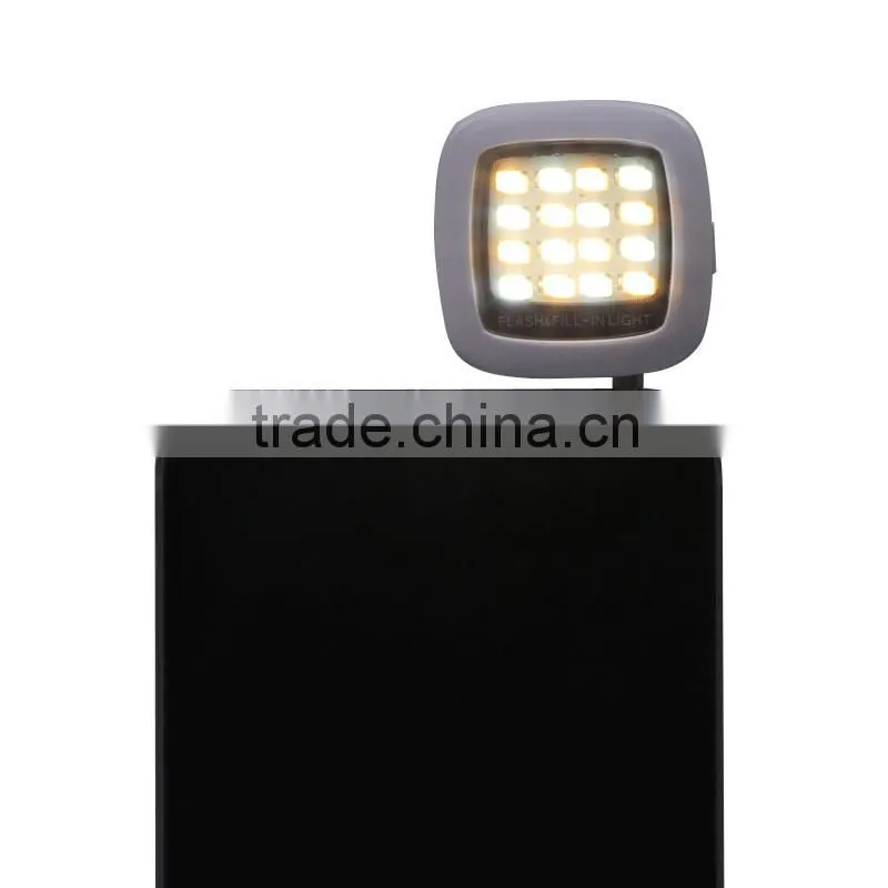 2015 selfie LED flashlight for cellphone camera