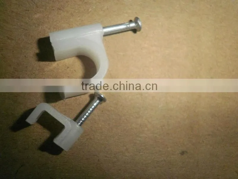flat nail cable clip 9mm packaging as customer requested