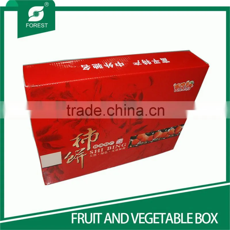 CHINA SUPPLIER PROVIDED 2 PIECES CARDBOARD FRUITS PACKAGING BOXES WITH CUSTOM PRINTS