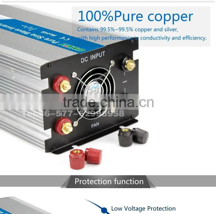 China famous factory outlet OPIP-3000 pure sine wave power inverter DC12v to AC 110v/220v power inverter