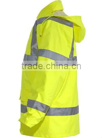 Hot! 2014 new design functonal high-vis 3 in 1 jacket