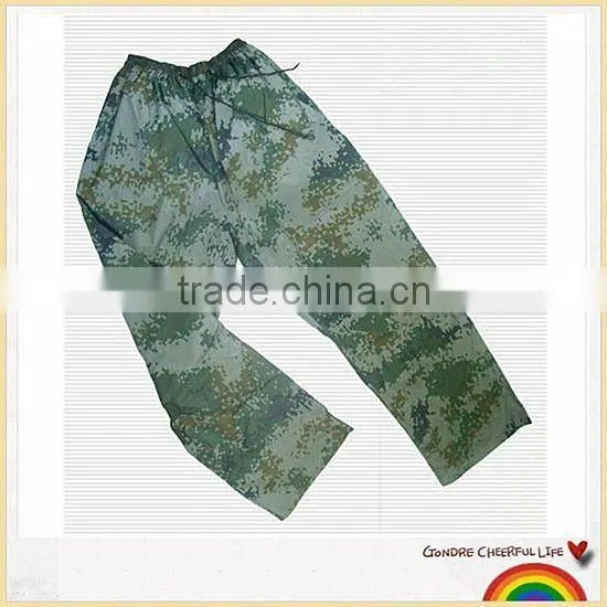 camo military reflective raincoat