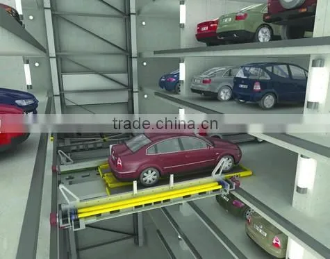 Smart multi level car elevator parking system