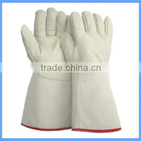 Top Quality LN2 Cowhide Grain Leather Industrial Leather Hand Gloves