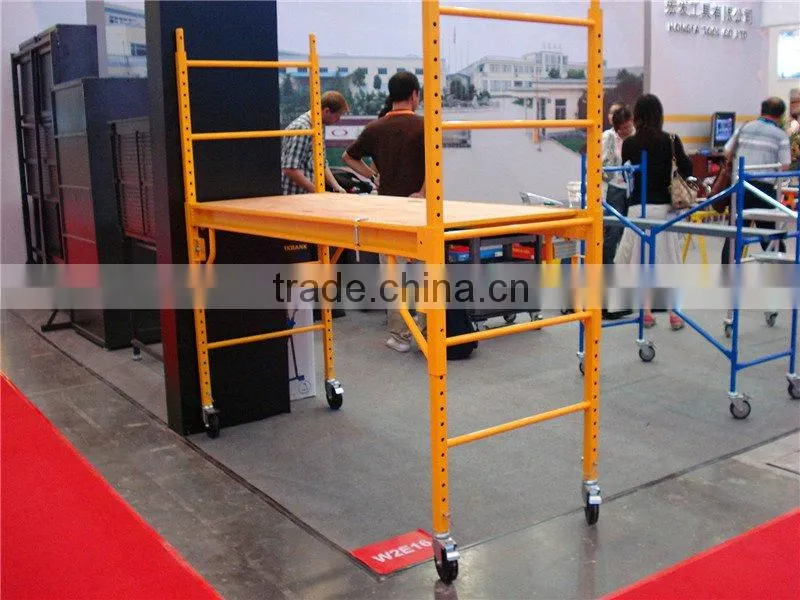scaffolding tower for indoor construction