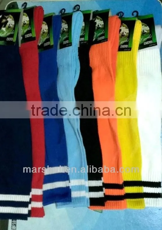 Top quality knee high cheap football socks