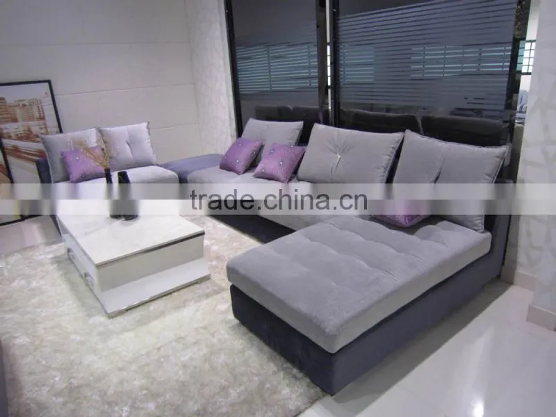 2015 purple high end attractive sofa design