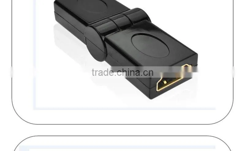 HDMI Male To Female Right Angle 90-360 Degree Adapter