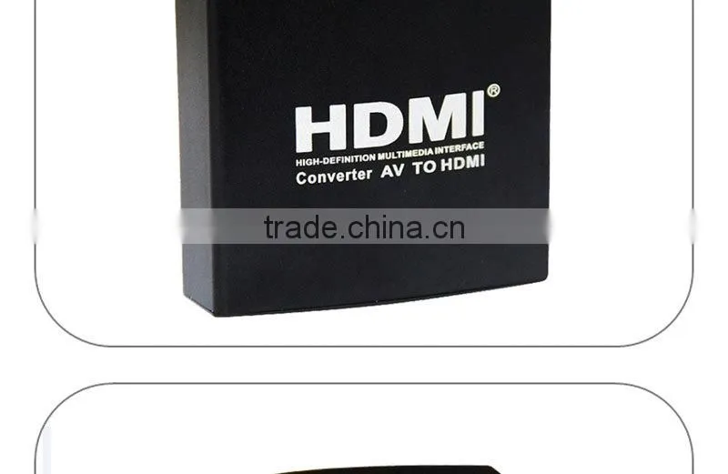 AV/CVBS Composite to HDMI Converter Scaler 1080P
