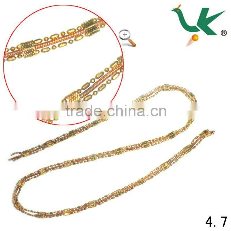 Fashion Craft Brass Chain Used for Imitation Jewelry, Custom Jewelry, Garment,Gift and Craft.