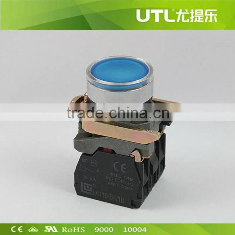 Illuminated LA110-B4-BW33-B5 110V,Screw Terminal,Twist Push Button Switch
