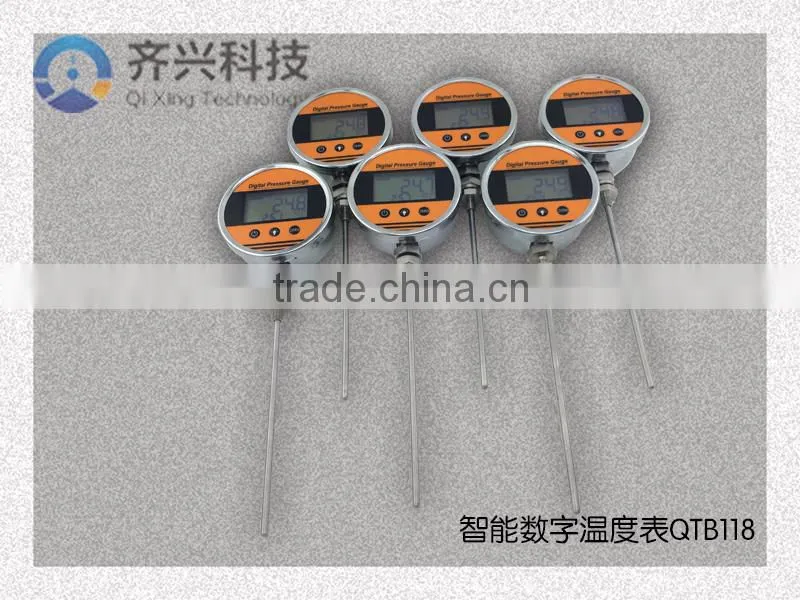 industrial digital thermometer,temperature gauge with LCD indicator