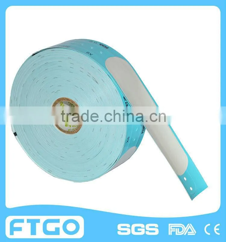 roll scan direct thermal medical id bracelet from manufacture/OEM ODM