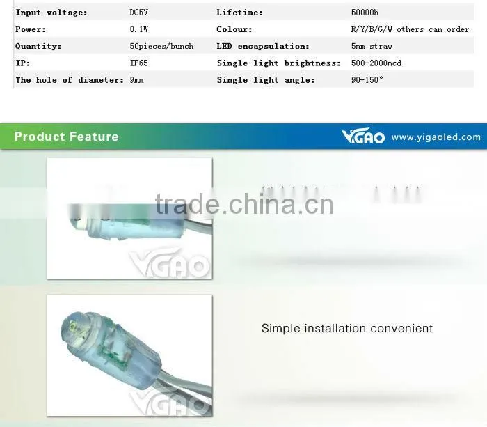 high quality led pixel dmx light
