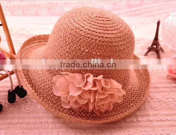 Top level excellent quality fashion woman beach straw hat