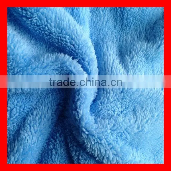 Polyester Weft Knitted Sherpa Fabric