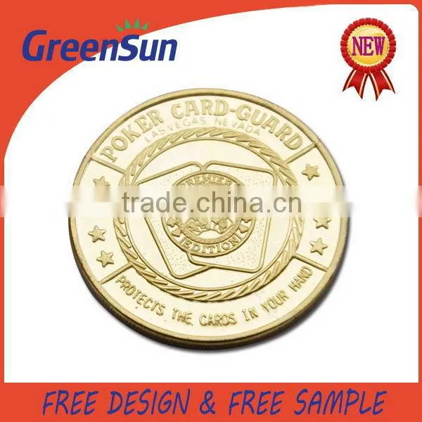 2015 Wholesale Professional Design gold plated us coin