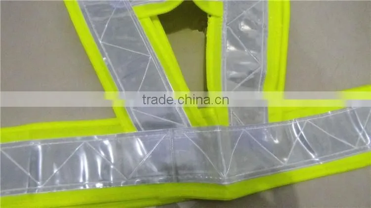 HIgh Visibility Strap Reflective Belt Vest Safety Vest For Roadaway Drivers In Neon Colors In Stock For Wholesale