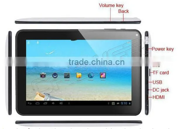 9 Inch Allwinner A13 Android 4.2 512MB/8GB Capacitive Screen tablet pc with WIFI tablet