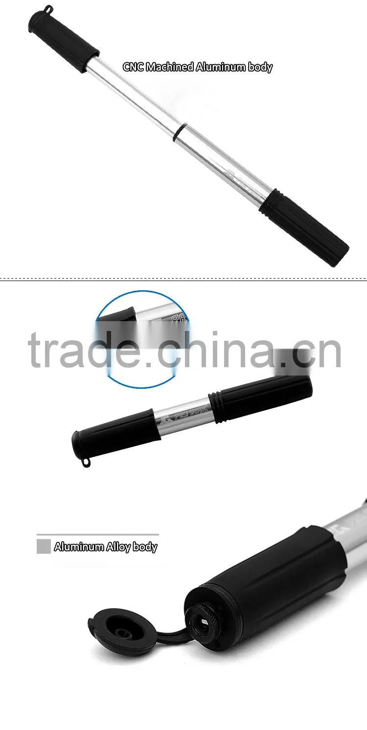hot sell aluminum bicycle parts mini hand air pump with hidden hose