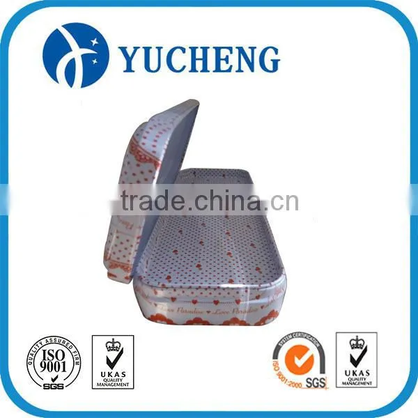 cute metal tin pen box