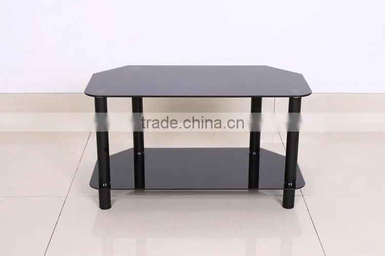 For Sale Rotating Stainless Steel And Glass Rotator Tv Stand