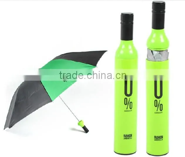 Promotion Gifts Customized Logo printed Bottle Umbrella