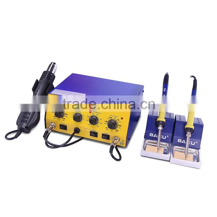 Hot Sale BAKU 3 in 1 Hot Air Rework Station with Gun, Soldering Iron, 500W (BK-603A Rework Soldering Station )