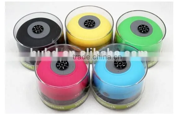 Colorful Mini Wireless Waterproof Bathroom Speaker With Sucker