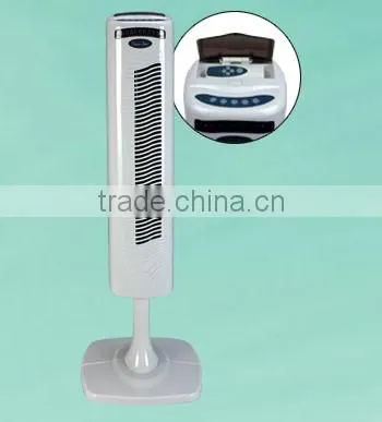 Ultra quiet remote control electronic tower fan