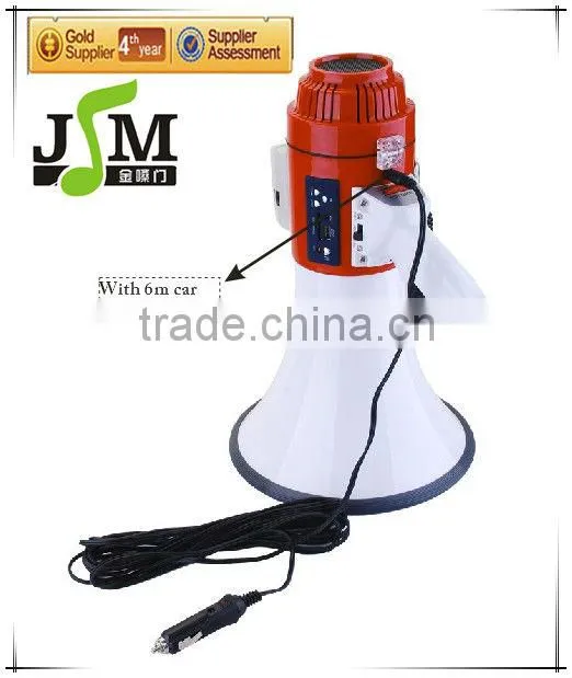 CE 50w transistor megaphone with usb+extra microphone