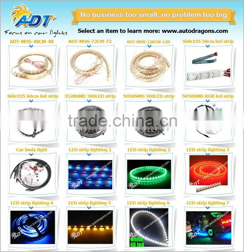 Hot sale Waterproof DC 12V flexible led strip for christmas tree