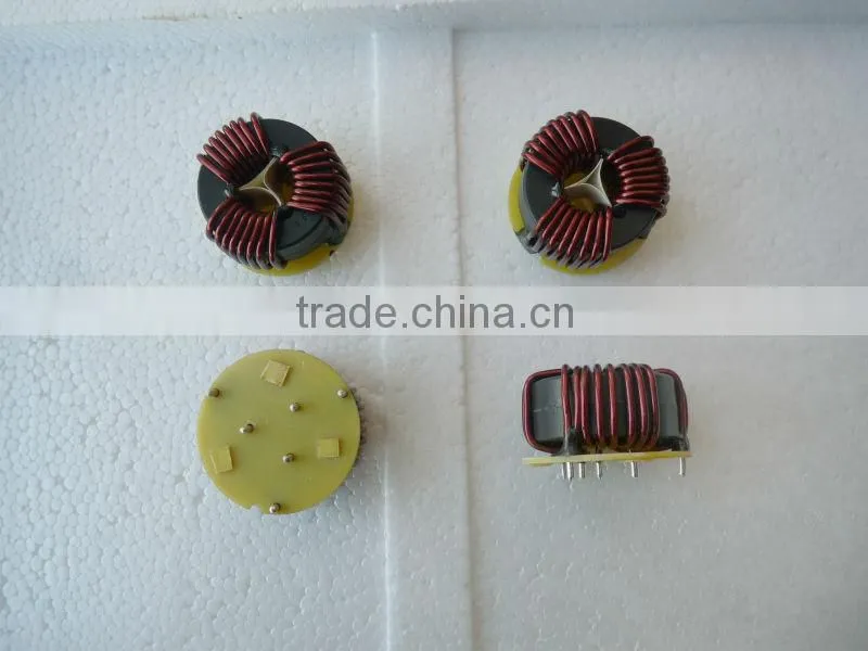 Toroidal core and common mode choke