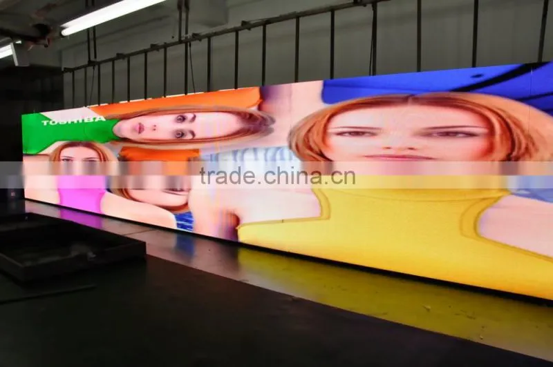 P10 advertising outdoor LED screen with die-cast aluminum cabinet from shenzhen manufacture